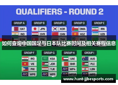 如何查询中国国足与日本队比赛时间及相关赛程信息